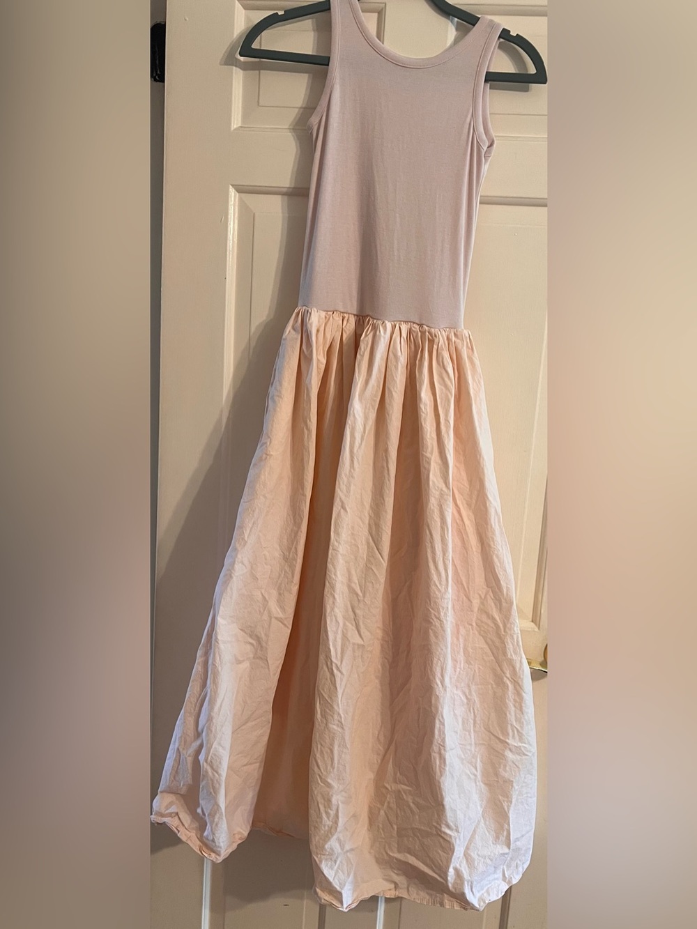 THE BEKK Peach corset Bodice Full Skirt Dress retrofete Staud et ochs corset alc